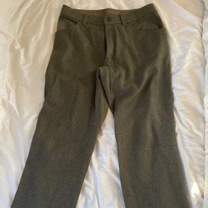 Ibex Mens Merino Wool Ramble Pants, size 34x30